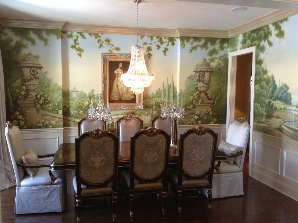 French Rococo Style Dining Room American Traditional