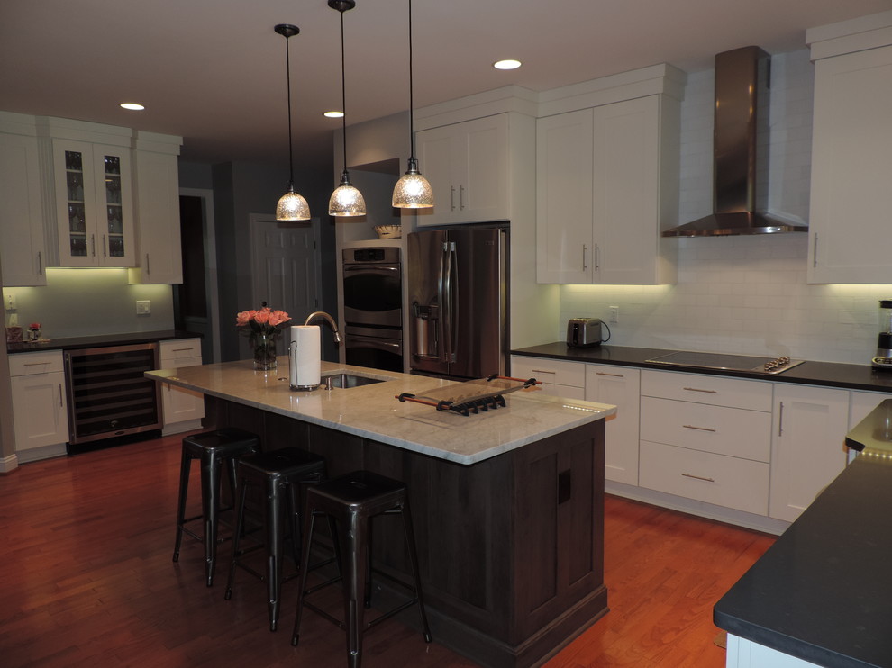 Example of a transitional kitchen design in Baltimore
