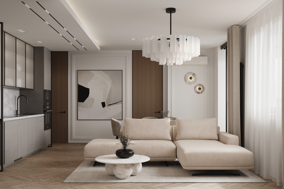 Современная квартира для молодой семьи