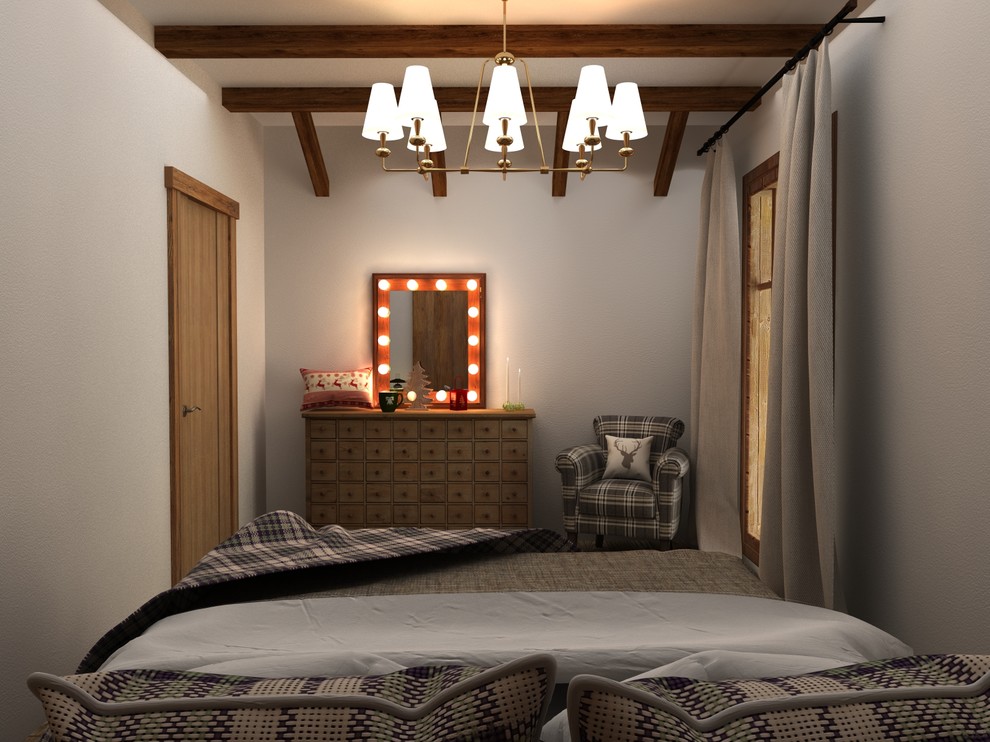 Дизайн проект интерьера загородного дома в стиле Шале