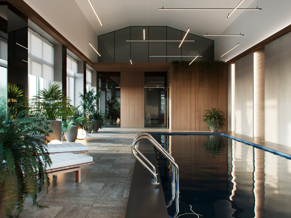 терьер бассейна в частном доме