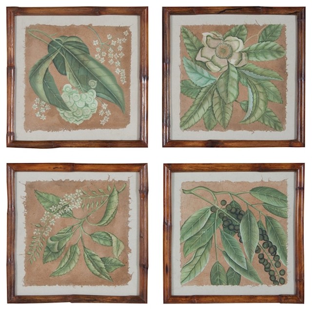 Rattan Framed Botanicals