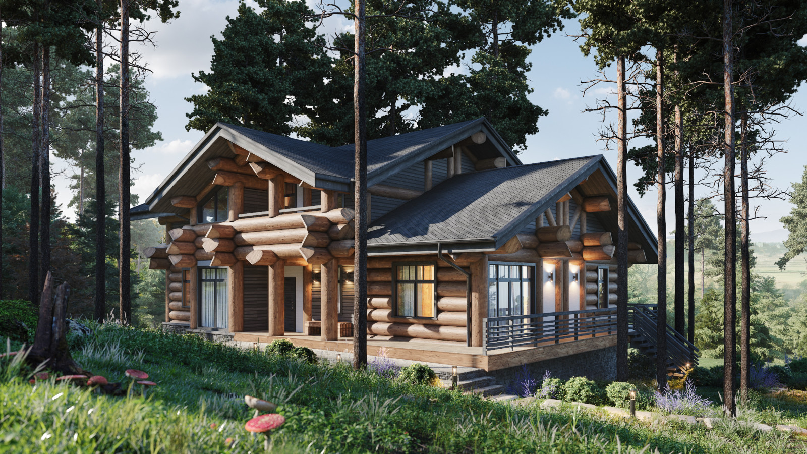 Трогательный дом с брутальным характером