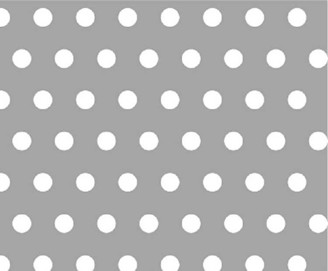 SheetWorld Polka Dots Grey Sheet - Made in USA