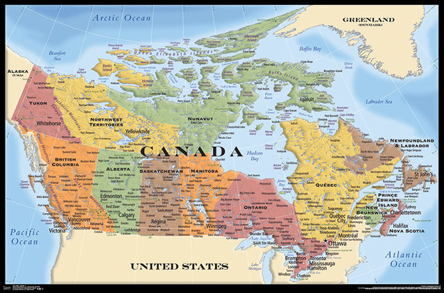 Map - Canada, 22.375