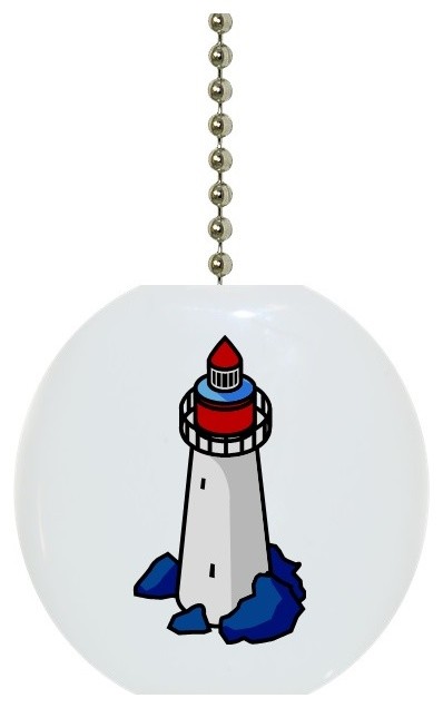 Lighthouse Ceiling Fan Pull Beach Style Ceiling Fan