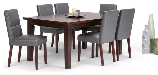 Ashford 7 Piece Dining Set Stone Gray Ashford 7 Piece Dining Set Stone Gray