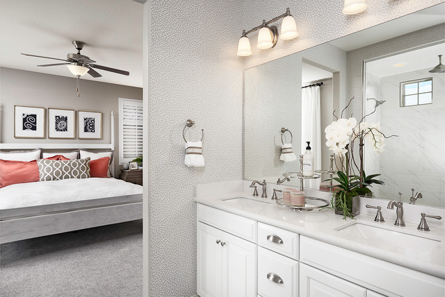 Lillian model home in Las Vegas modern-badezimmer