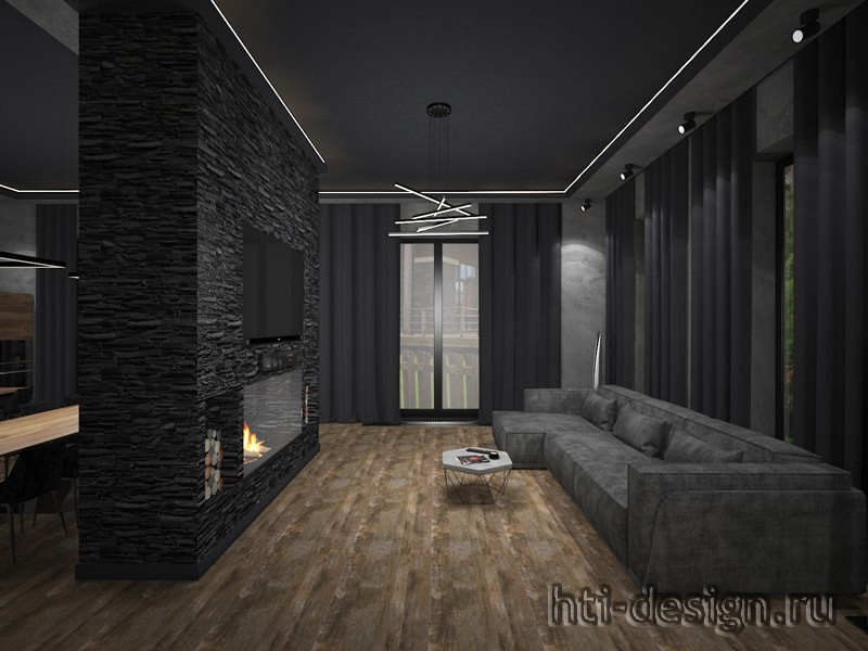 Дизайн интерьера коттеджа