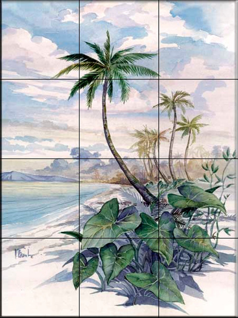 Tile Mural, Cabana Bay 2 by Paul Brent