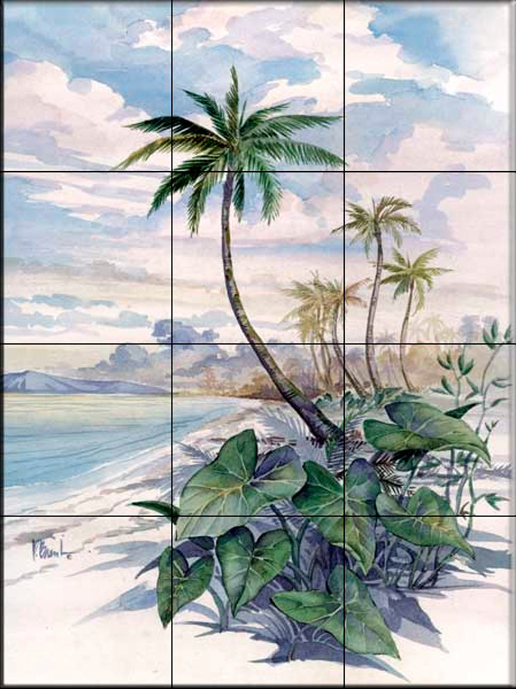 Tile Mural, Cabana Bay 2 by Paul Brent