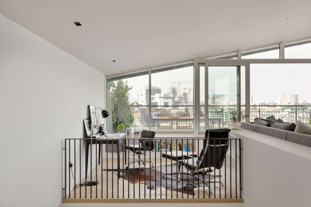 Providence Tower contemporary-living-room