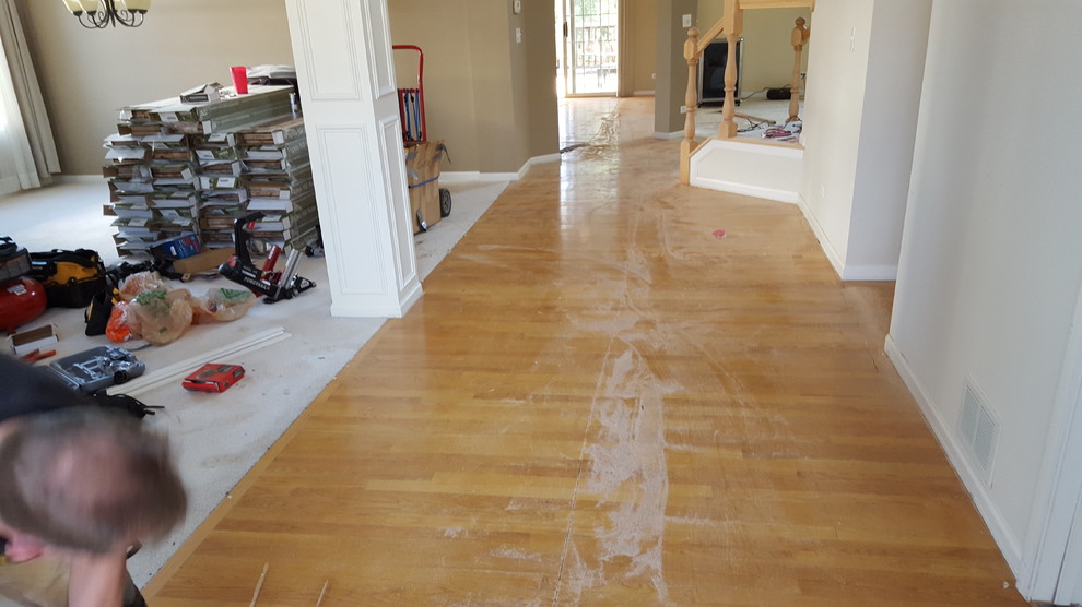 5 inch hand scraped prefinish