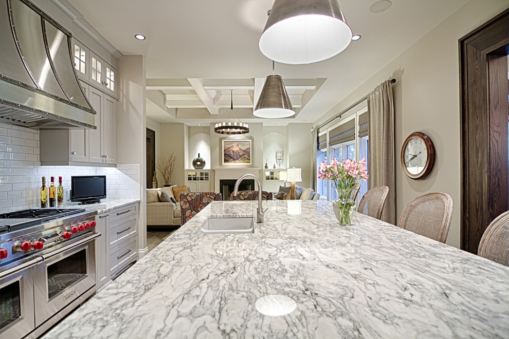 Home design - transitional home design idea in Calgary