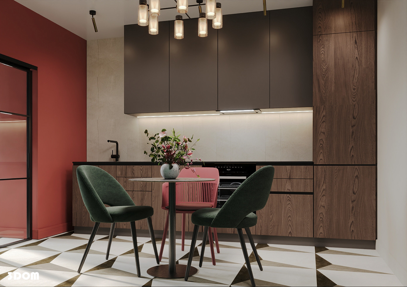 КВАРТИРА ЖК "КРИСТАЛЛ-2" 36кв.м | 3DOM