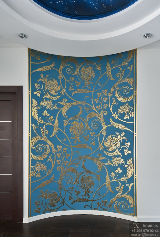 Съёмка рельефного панно