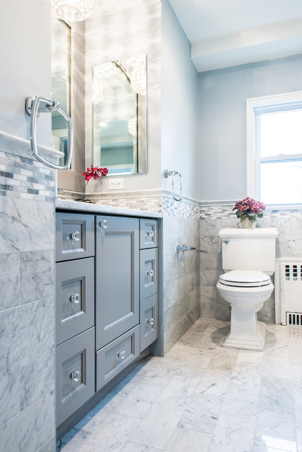 Bathroom Remodel with integrated laundry - Transitional - Bathroom