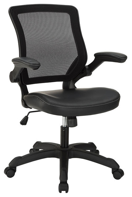 Veer Vinyl Office Chair, Black