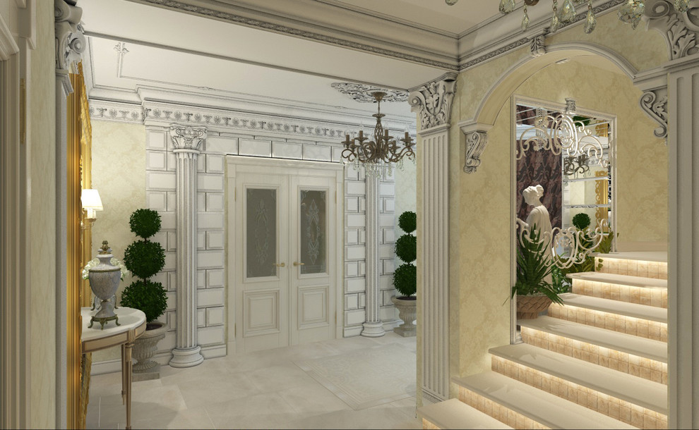 холл в частном доме