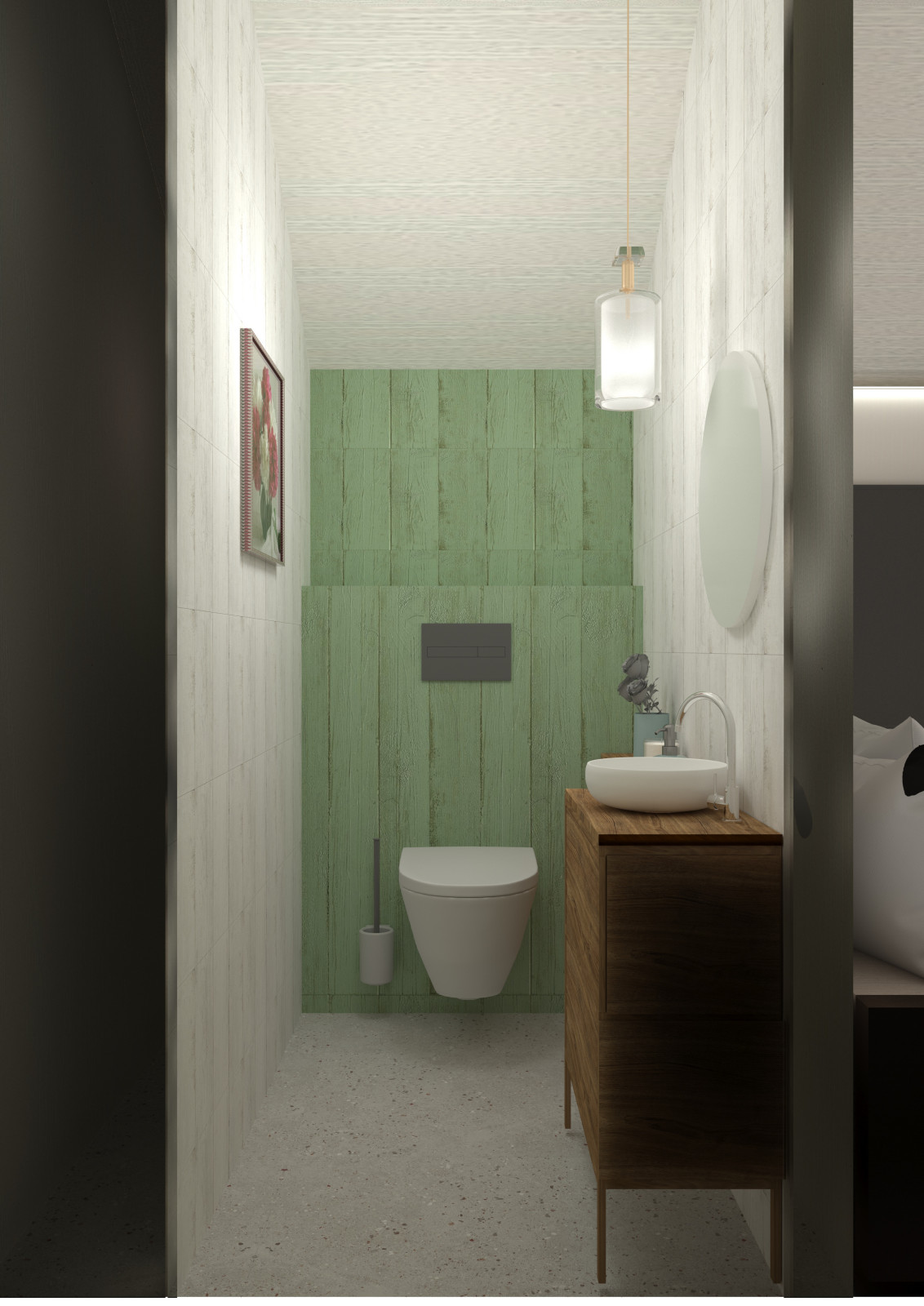 Детская на мансардном этаже