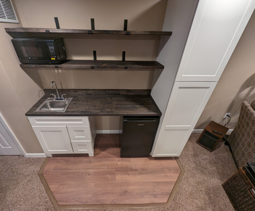 Farmhouse Full Bathroom and Kitchenette