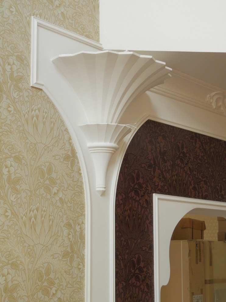 Наша лепнина в проекте с стиле модерн