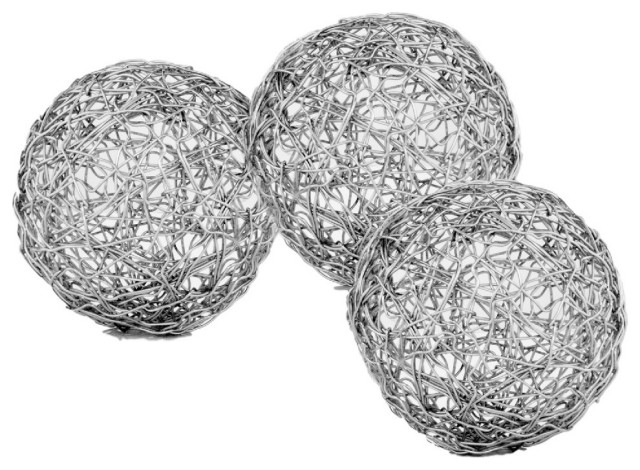 Guita Wire Spheres, Set of 3, 5"