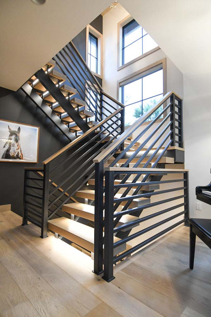 Maple Lake Home staircase