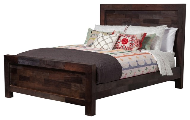 Brownstone Reclaimed Mango Wood Queen, Rustic Wooden Queen Bed Frame