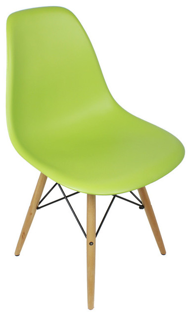 4 X Dsw Lime Green Mid Century Modern Dining Shell Chair W Wood 4 X Dsw Lime Green Mid Century Modern Dining Shell Chair W Wood Eiffel Legs Midcentury Chairs By Emodern Decor