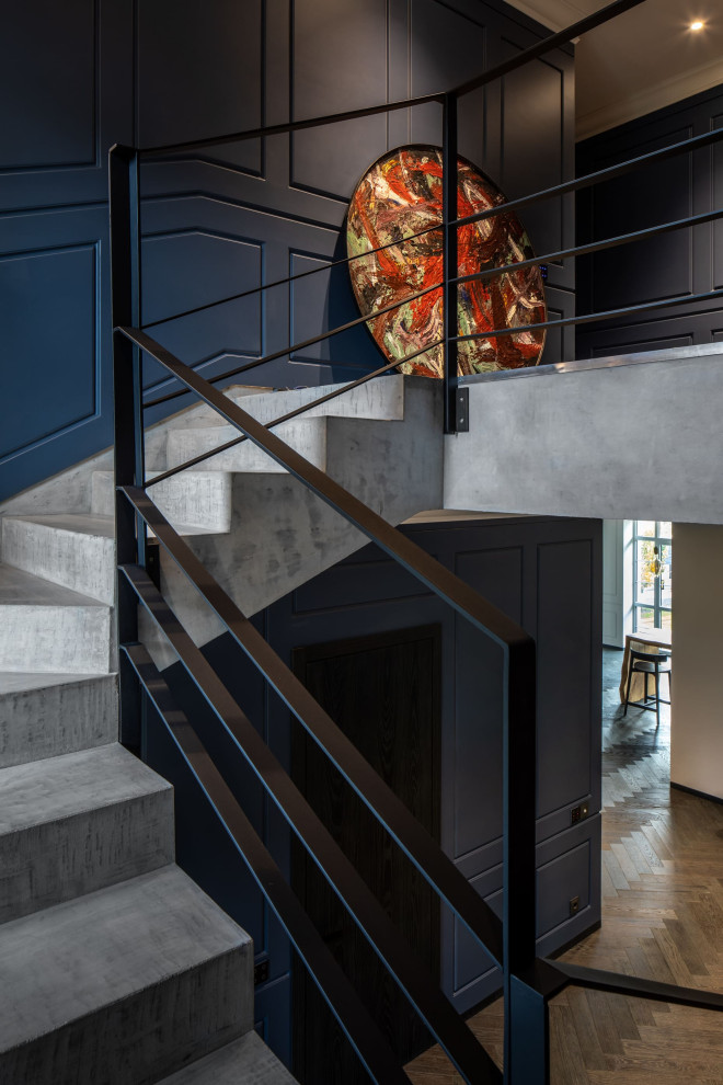 Inspiration for a mid-sized modern staircase in Los Angeles.