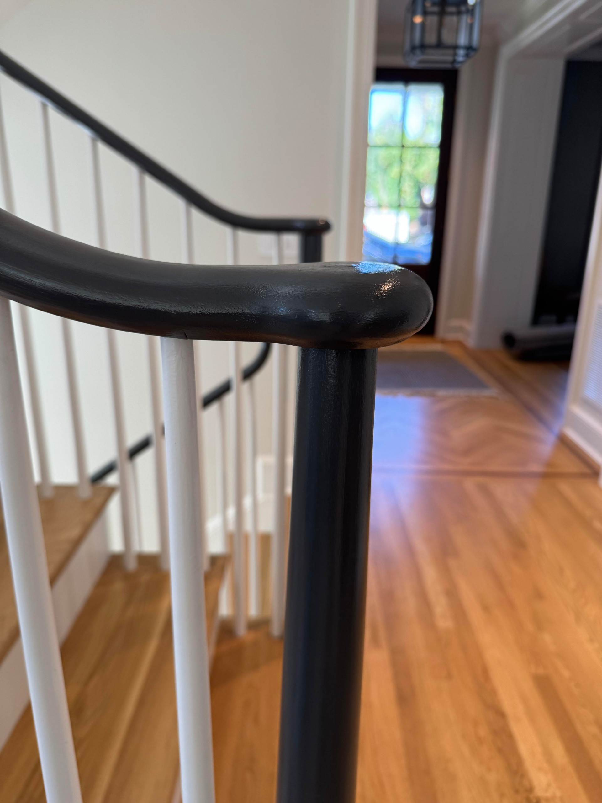 142_Airy Staircase with Over the Post Balustrade, Arlington, VA