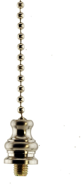 Ceiling Fan Pull Adapter Brushed Nickel Finish Traditional