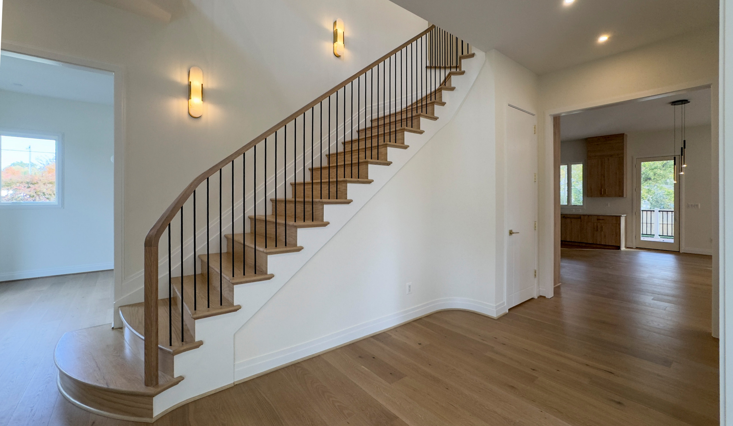 144_Attractive Transitional Staircase in Impressive Modern Home, Vienna VA 22180