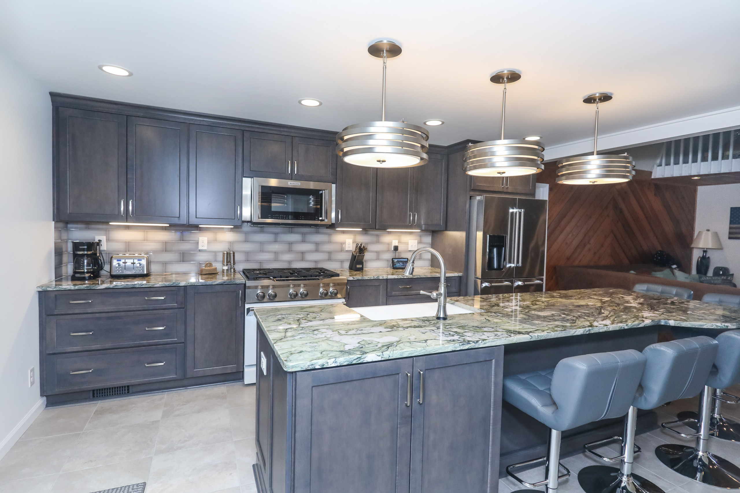 Gainesville Lake Home Remodeling - Kitchen, Butler's Pantry & Laundry