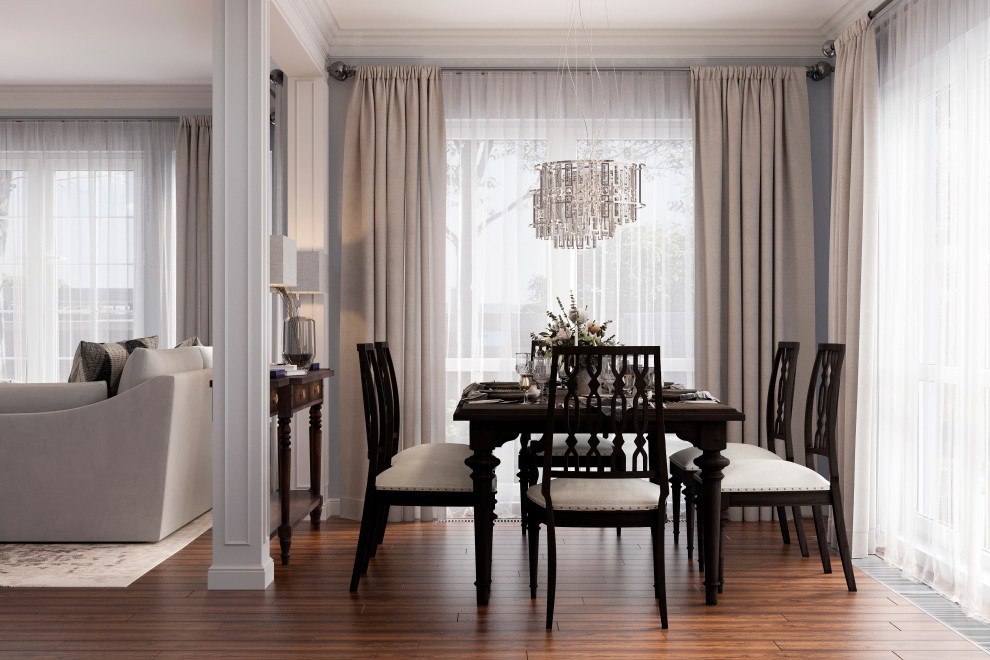 Загородный дом в американской классике для звездного клиента