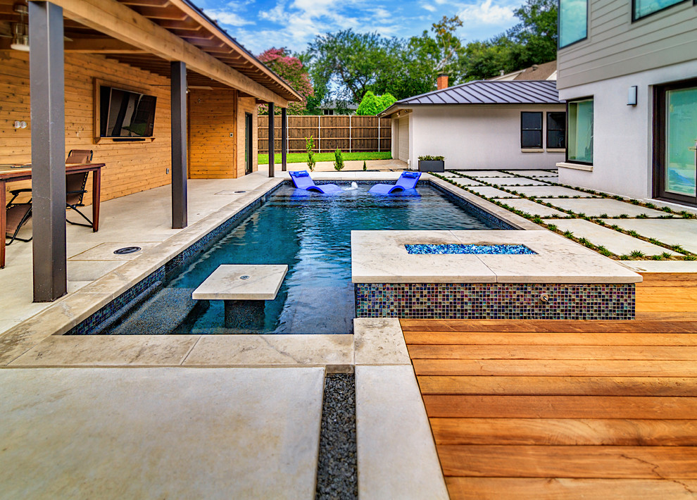 Geometric Pool Designs Dallas, Highland Park & Plano - Pool - Dallas ...