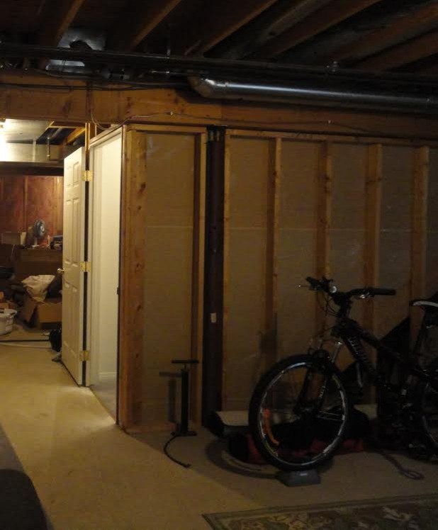 Inspiration for a transitional basement remodel in Calgary
