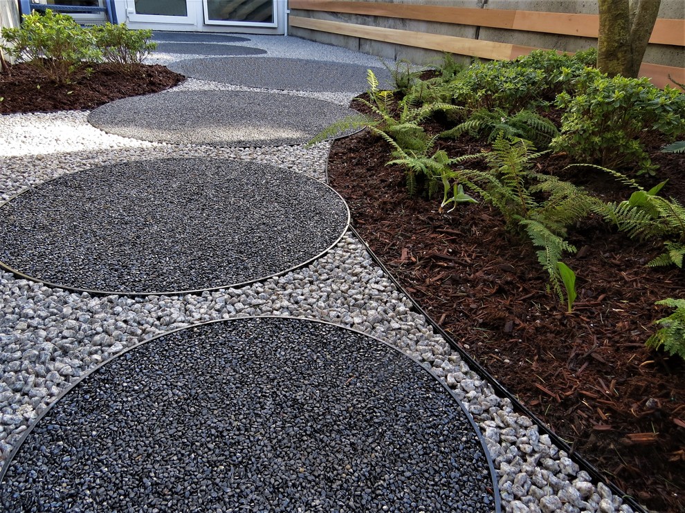 Example of a trendy home design design in Vancouver