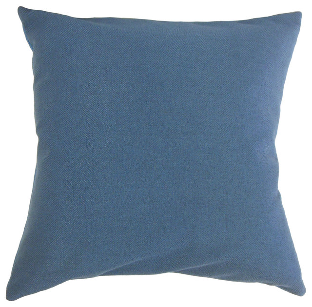 pottery barn blue throw pillows