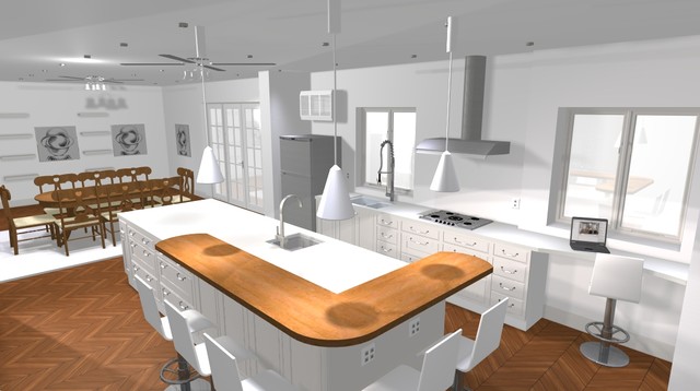 OnePlan project : RS Kitchen transitional-rendering
