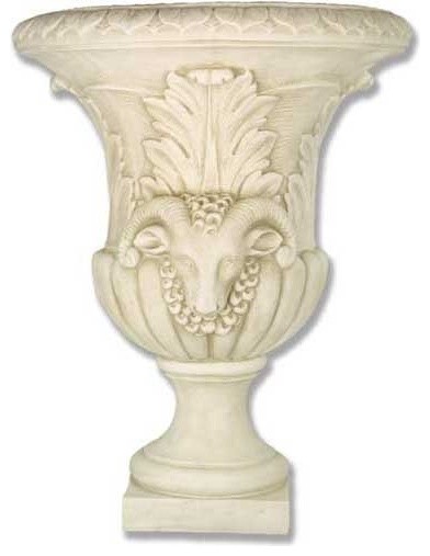  Ram  Head Pot  36 Planter Traditional Garden Statues And 