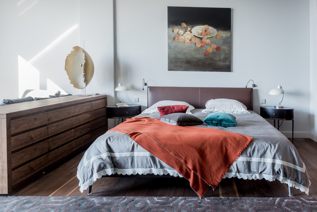 Apartment modern-schlafzimmer
