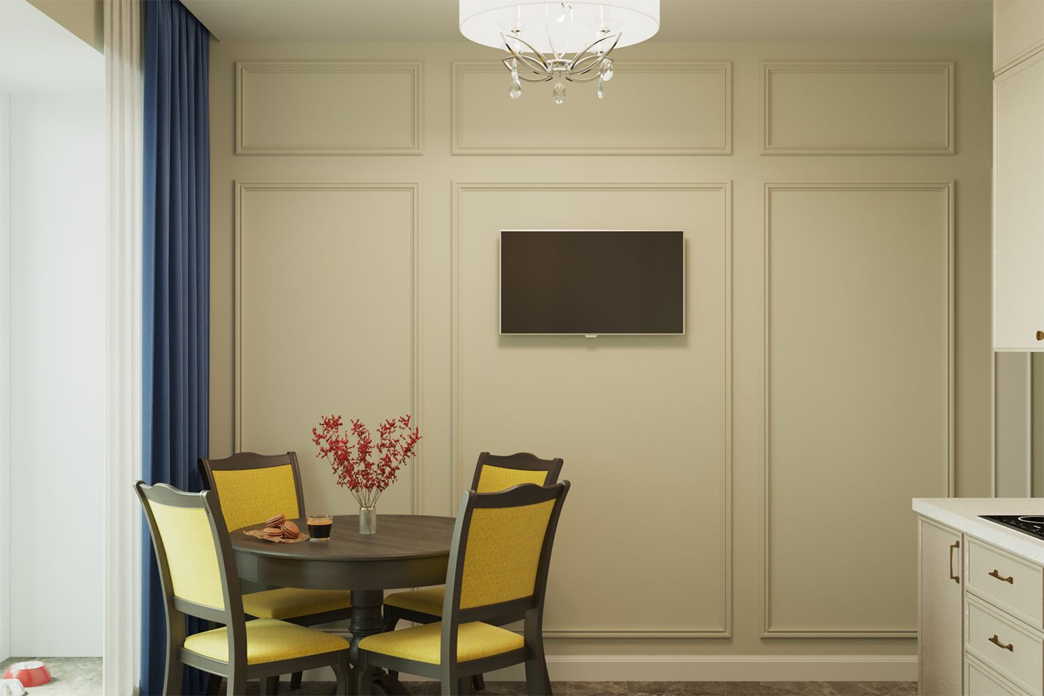 Жилая квартира, 3 комнаты, 75 кв.м.