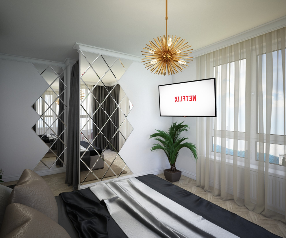 Светлая квартира в современном стиле