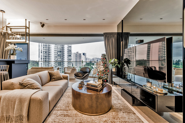 Amber Skye contemporary-living-room