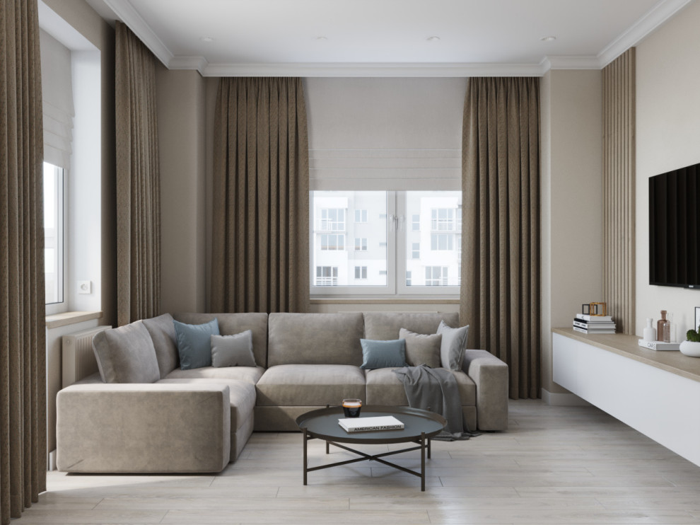 Проект квартиры 74 кв в ЖК "Манхеттен" г.Челябинск