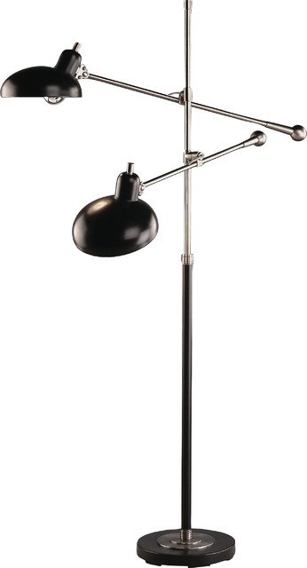 Robert Abbey Bruno 2-Light Floor Lamp, Bronze