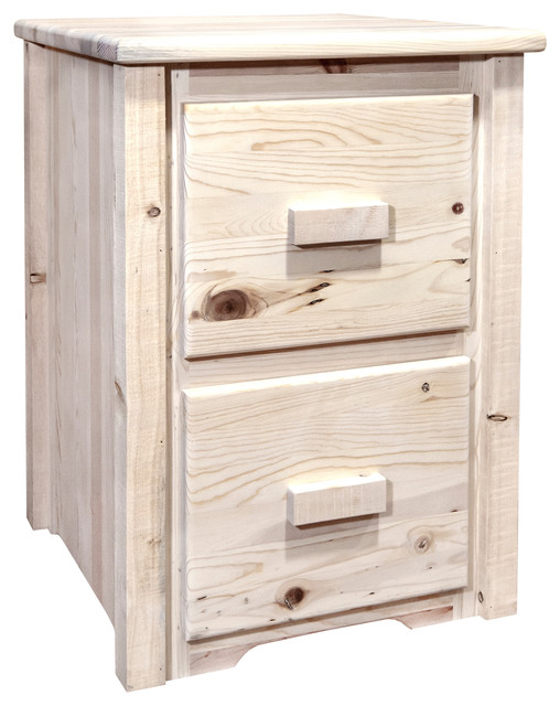 Homestead Collection 2 Drawer File Cabinet Rustic Filing