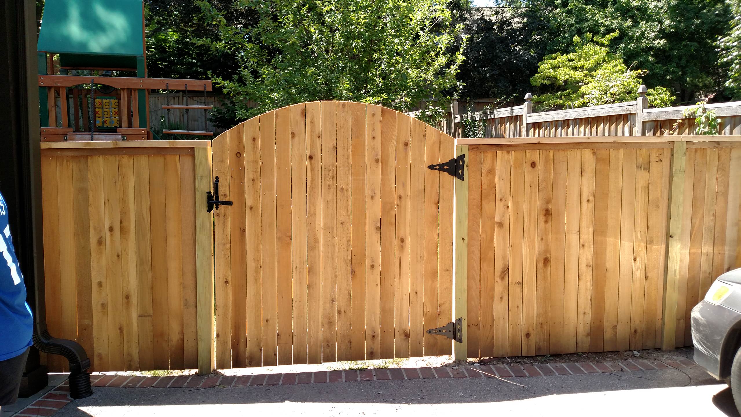 Rounded Fence How To Make A Curved Wooden Fence